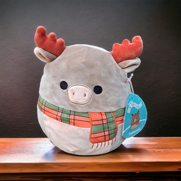 Squishmallows Patterson the Moose 7.5" Fall 2023 NWT - Picture 1 of 6